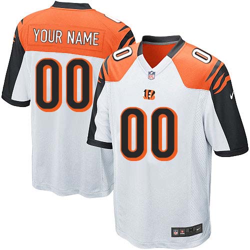 Nike Cincinnati Bengals Customized White Stitched Youth NFL Jersey